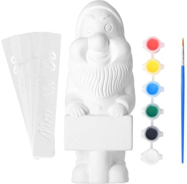 Esschert Design Malset Gartenzwerg zum Bemalen