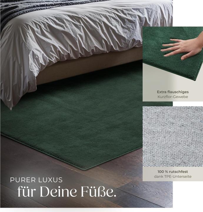 Image du produit tectake tapis à poils ras Soft Zone (120 x 170 cm)