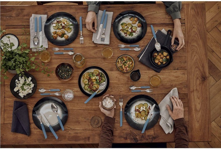 Productafbeelding Victorinox Bestekset Swiss Modern 24-delig, Blauw (24 Stuk, Bestekset)