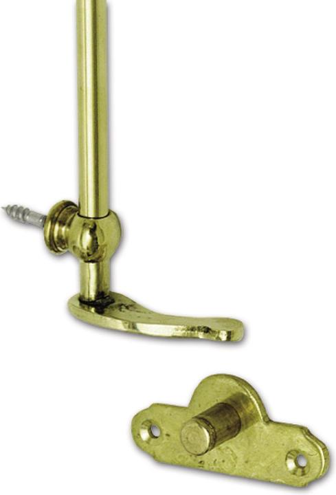 Produktbild Schörghofer & Frehe Schörghofer Fensterreibstangenverschluss 2-flügelig 1500mm Messing poliert