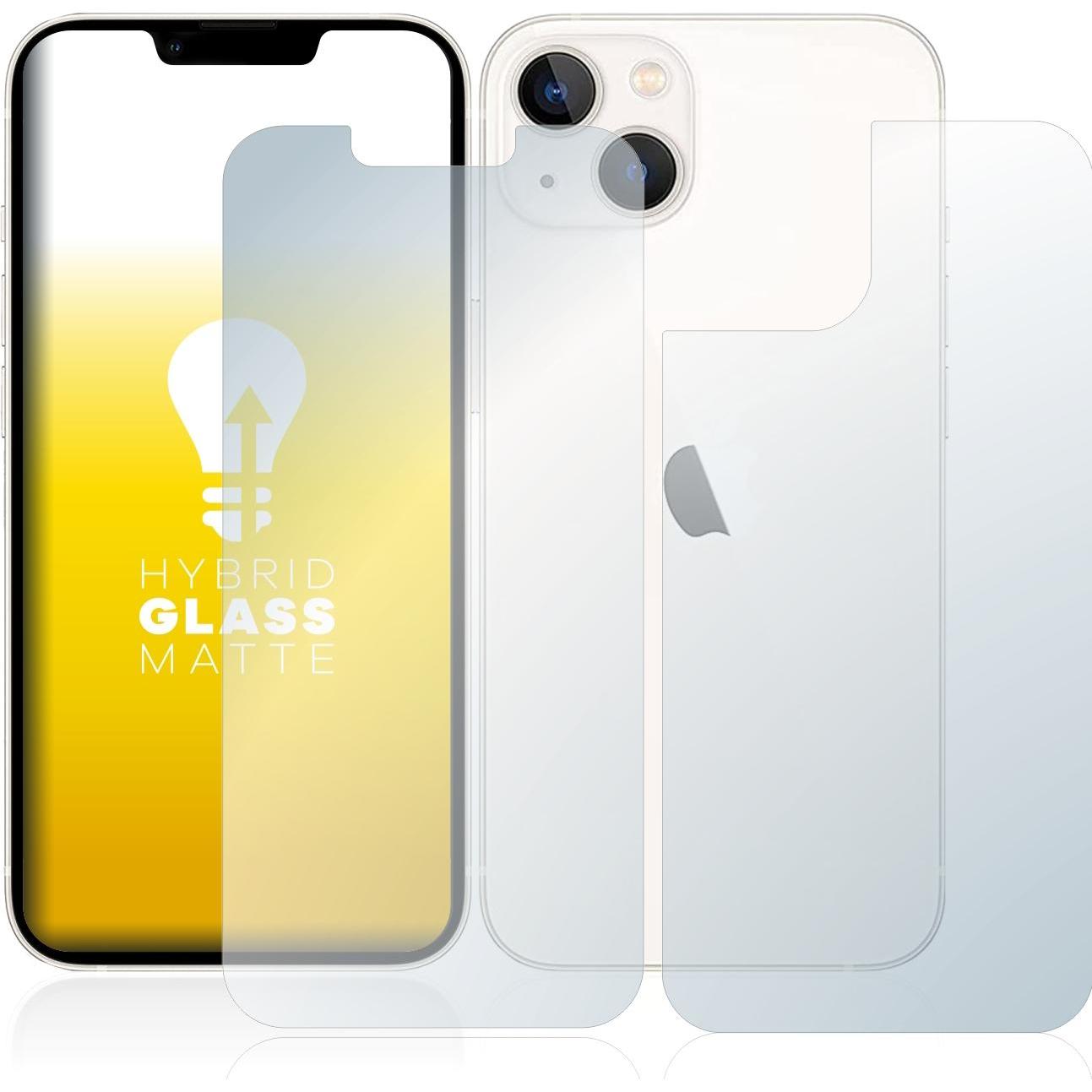 Thumbnail - upscreen Reflection Shield Panzerglasfolie Matt (1 Stück, Apple iPhone 13), Smartphone Schutzfolie, Grau