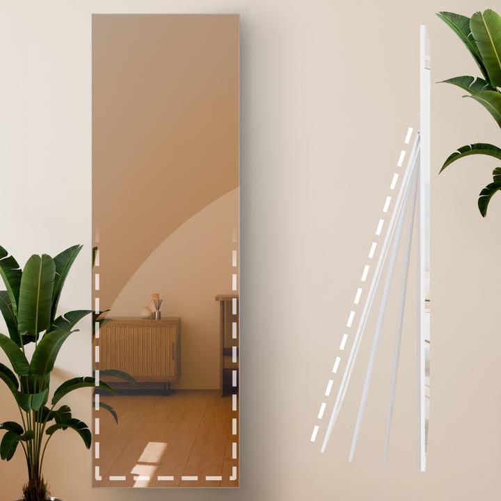 Image du produit CLP Spiegel Benicia Standspiegel und Wandspiegel in einem (160 x 50 cm)