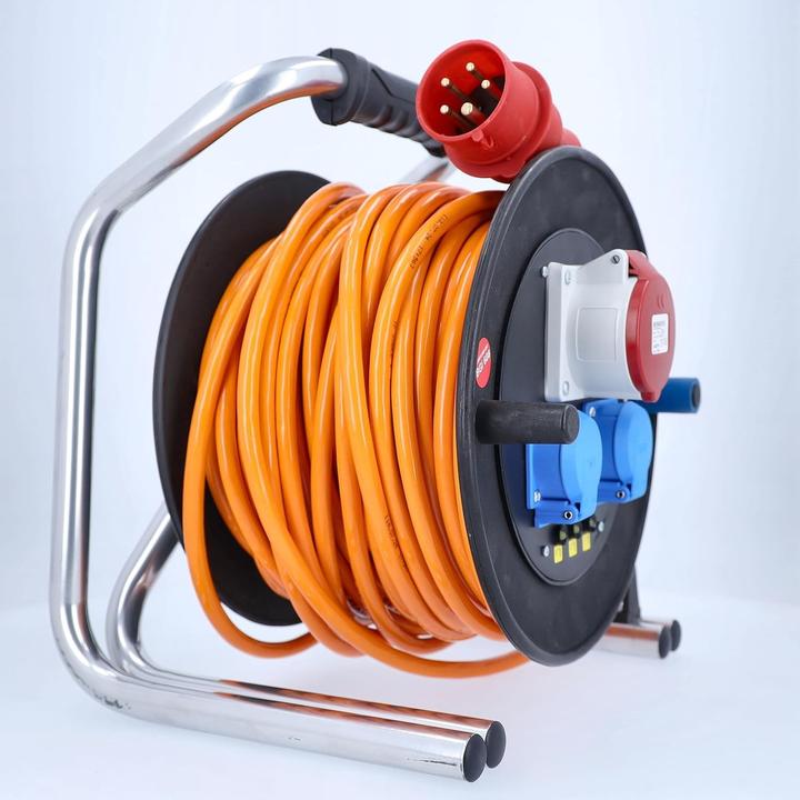 Produktbild As - Schwabe Hartgummi CEE Kabeltrommel (40 m, 1.50 mm²)