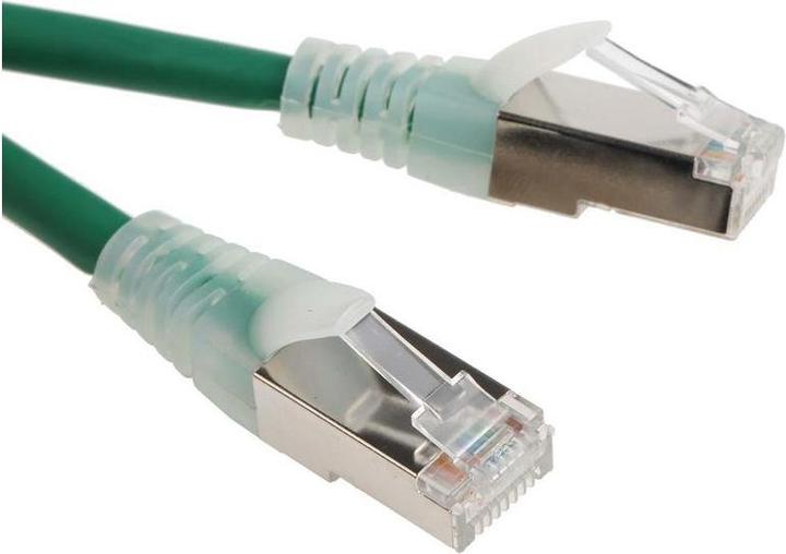 Produktbild RS PRO Patchkabel Kat.6 FTP 0,5m grün (FTP, CAT6, 0.50 m)