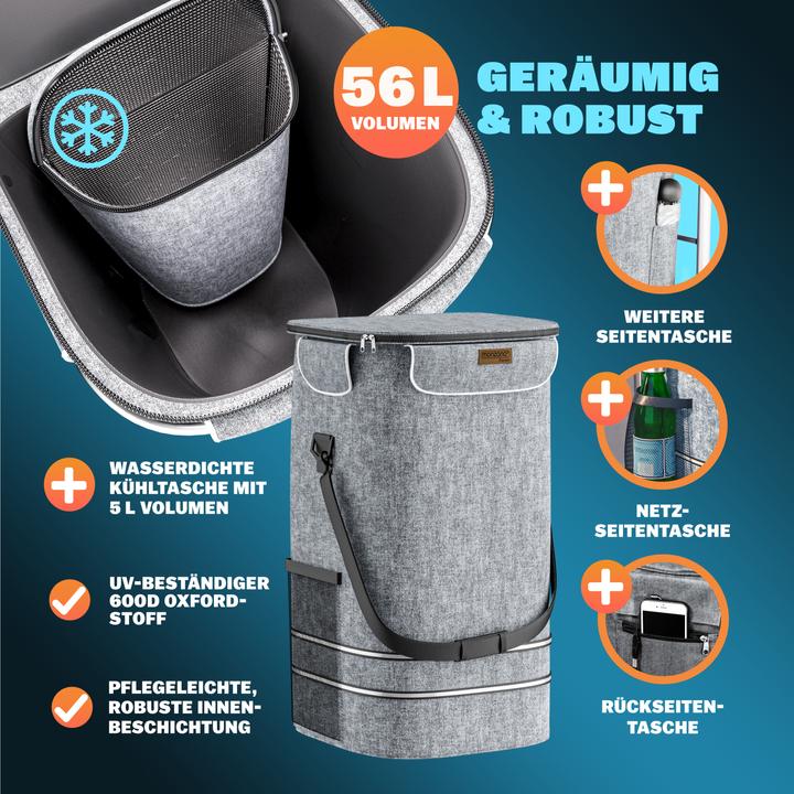 Produktbild Monzana 2in1 Einkaufstrolley