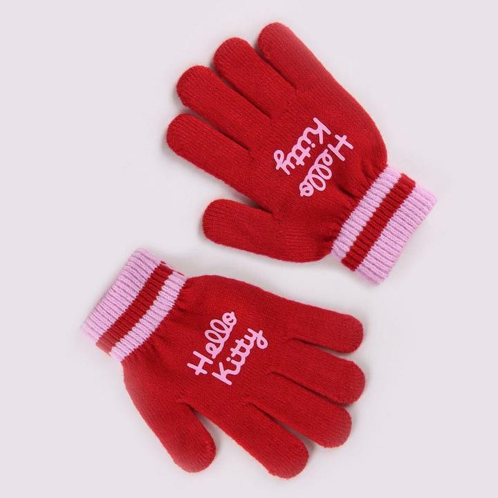 Actual product image Cerdá Hello Kitty winter set snood hat gloves