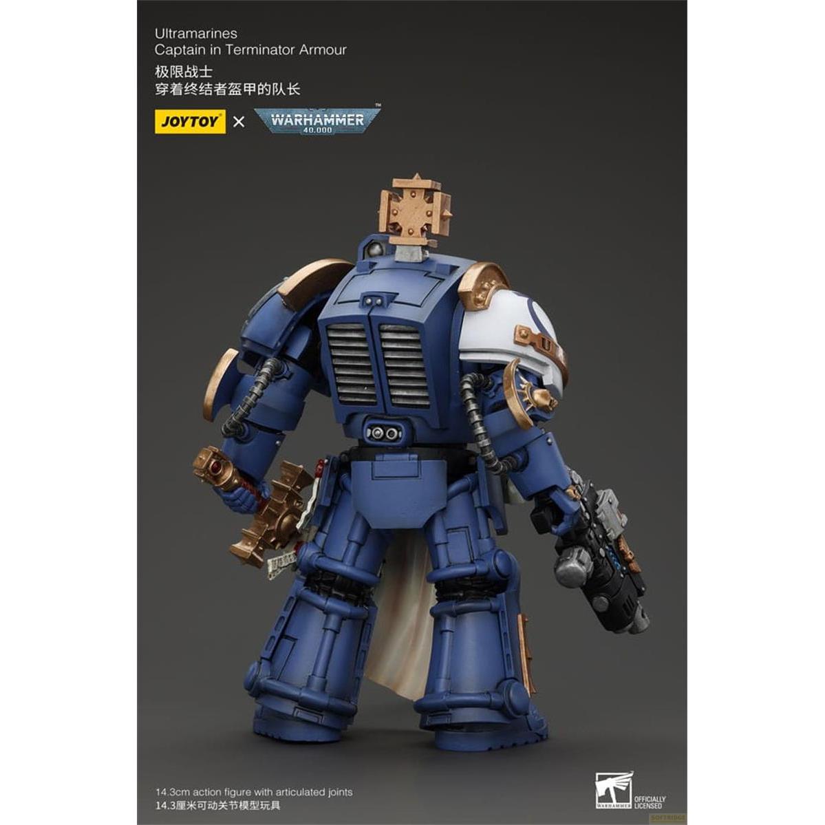 Thumbnail - Joy Toy Warhammer 40k Actionfigur 1/18 Ultramarines Captain In Terminator Armour 14 cm