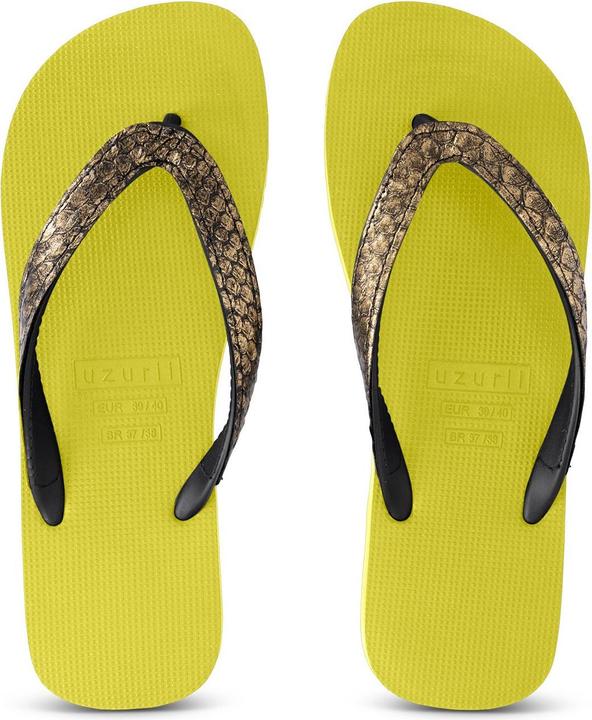 Actual product image Uzurii Python Bronze - Neon Limette (37)