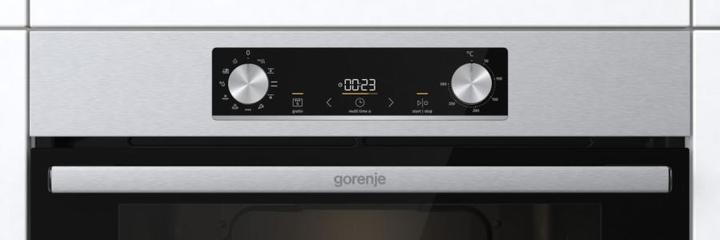 Actual product image Gorenje Oven BO6735E02X 77 L, Multifunctional, EcoClean, Mechanical control, Height 59.5 cm, Width 5
