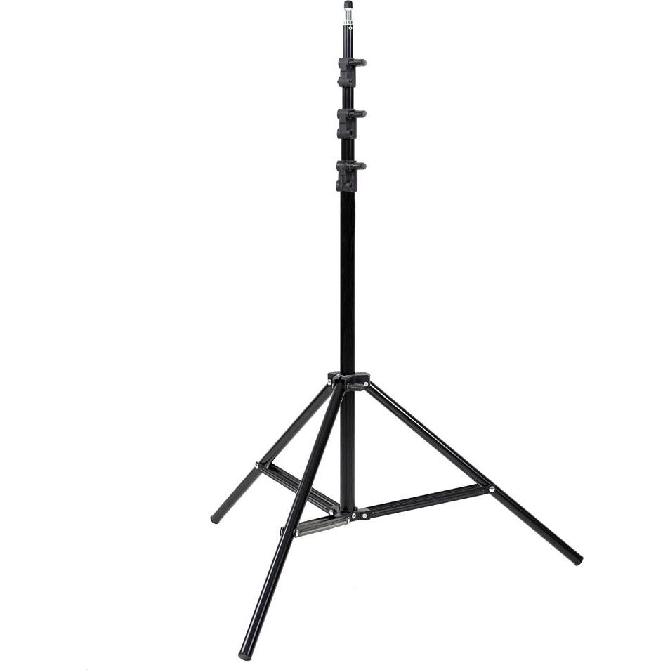 Caruba ReflektorstÃ¤nder Schwarz mit Hintergrund/Reflektorclip, Lampenstativ, Schwarz