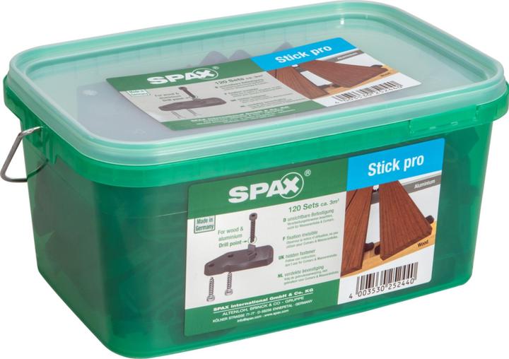 Spax Terrasseick Pro Fuer Ca. 3 Qm 120icks Inkl. Schrauben Hkb