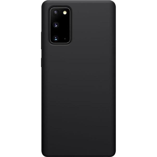 Nillkin Flex Pure Series Silikon Hülle (Samsung Galaxy Note 20), Smartphone Hülle, Schwarz
