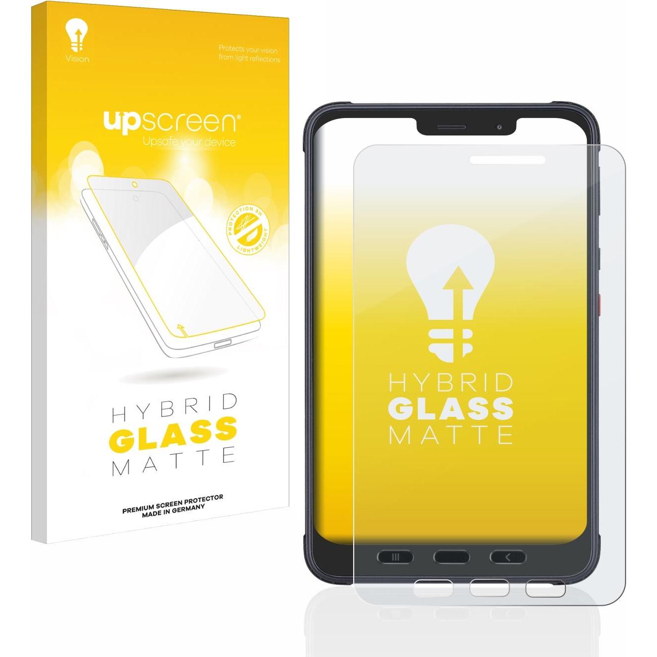 upscreen Reflection Shield Panzerglasfolie Matt (1 Stück, Galaxy Tab Active 3), Tablet Schutzfolie