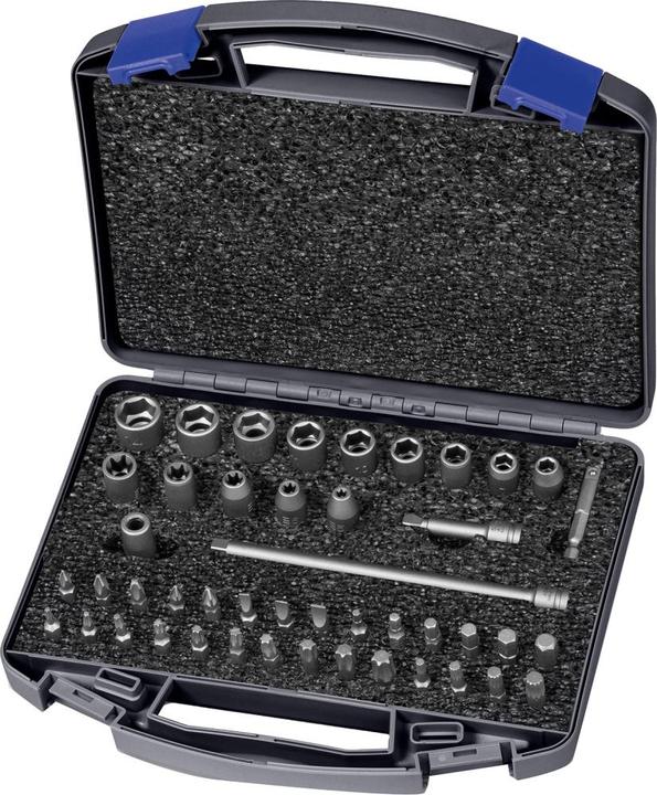 ASW Stopcontactset 700 KS 46 OL 46-delig 1/4 ″ 6-KT./E/slot/PH/PZD/i6-KT./T/XZN (14 mm)