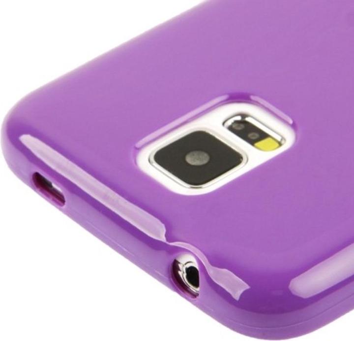Actual product image König Design Protective cover TPU Case for mobile Samsung Galaxy S5 / S5 Neo Purple / Violet (Samsung Galaxy S5, Samsung Galaxy S5 Neo)