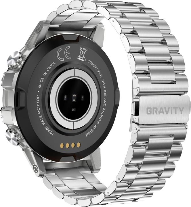 Produktbild Gravity SMARTWATCH MĘSKI GT9-3 - WYKONYWANIE POŁĄCZEŃ, CIŚNIENIOMIERZ (sg021c)