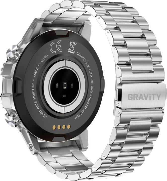 Immagine prodotto Gravity SMARTWATCH MĘSKI GT9-3 - WYKONYWANIE POŁĄCZEŃ, CIŚNIENIOMIERZ (sg021c)