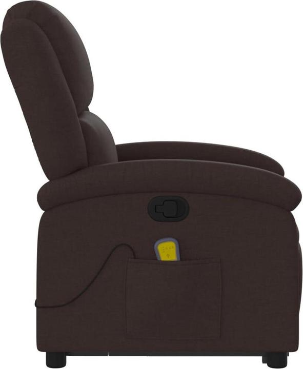 Actual product image vidaXL Massage chair with stand-up aid fabric
