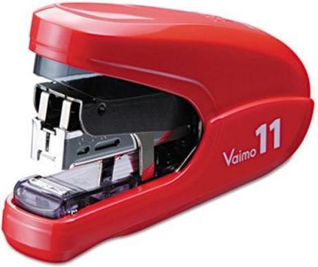 Max Stapler Vaimo 11 red, flat stapler (32 Sheets)