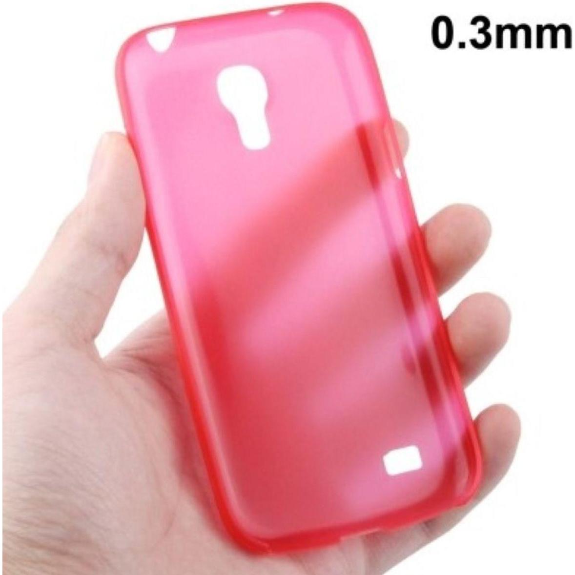 Thumbnail - König Design Schutzhülle Case Ultra Dünn 0,3mm für Handy Samsung Galaxy S4 mini i9190 Rot Transparent (Samsung Galaxy S4...