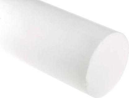 Actual product image RS PRO Cast nylon 6 plastic rod stock,500x80mm