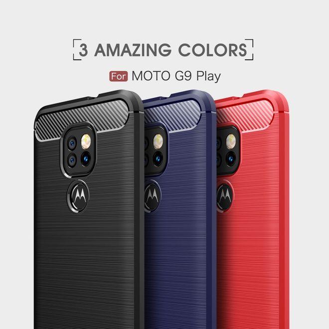 Actual product image MU Style Carbon Fiber TPU Softcase Series (Motorola Moto G9 Play)