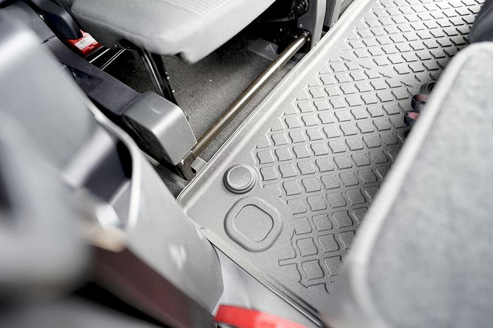 Image du produit Aristar Tapis de sol tous temps pour VW Caddy Maxi de 2020 à aujourd'hui (3ème rangée de sièges) (1 jeu de 3 tapis de sol)