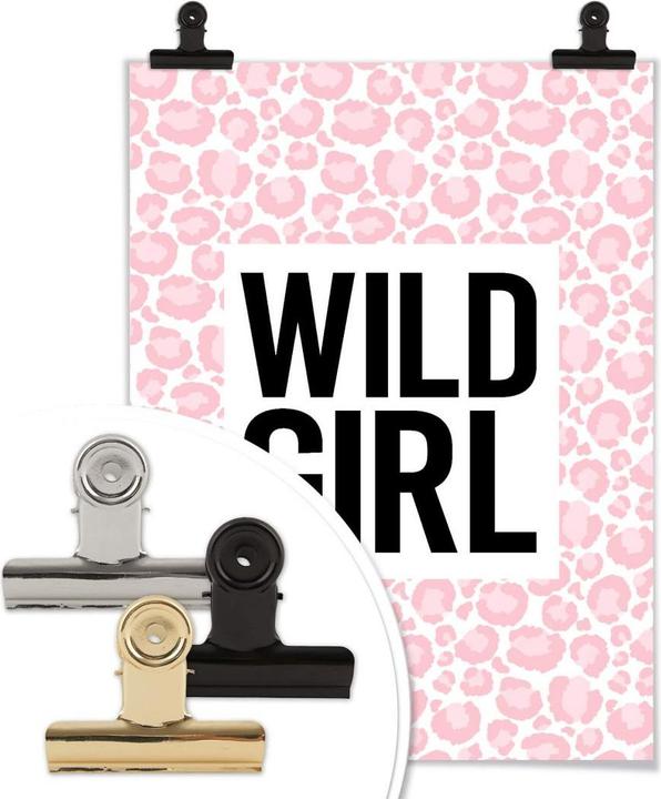 Immagine prodotto Trenddeko Leopardo - Ragazza selvaggia (40 x 50 cm)