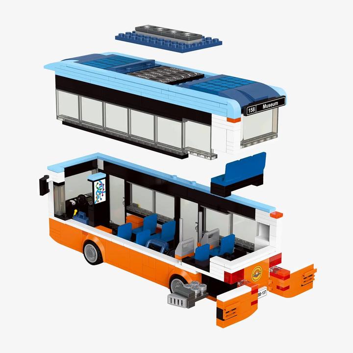 Produktbild BlueBrixx-Play BlueBrixx - Stadtbus mit Haltestelle