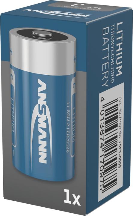 Produktbild Ansmann Lithium-Thionylchlorid (1 Stk., C, 8500 mAh)