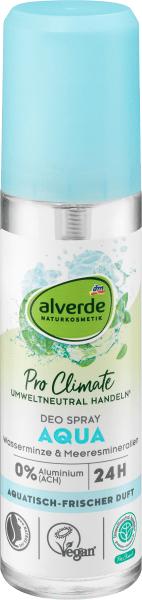 Productafbeelding dm alverde Deodorantverstuiver Water Mint Zeemineralen (Spuit)