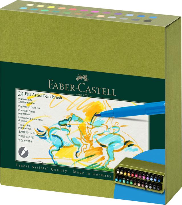 Produktbild Faber-Castell Filzstift Pitt Artist (24x)