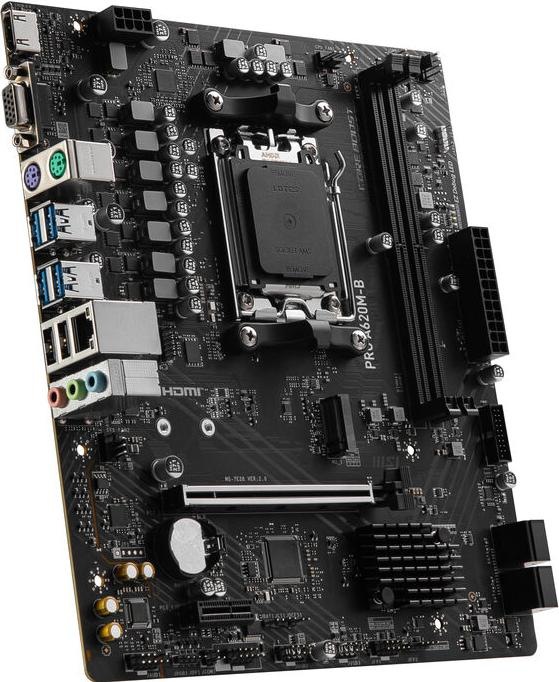 Actual product image MSI PRO A620M-B (AM5, AMD A620, mATX)