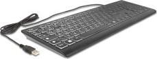 Produktbild Delock USB Tastatur kabelgebunden 1,5 m schwarz mit XXL Buch (DE)