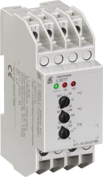 Actual product image Dold Sons Undervoltage Relay IL9077.12 0,1-20S
