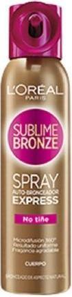 Image du produit L'Oréal Paris L'Oréal Sublime Bronze Self Tan Express Mist Spray Body 150ml - Medium (Mousse autobronzante, 150 ml)