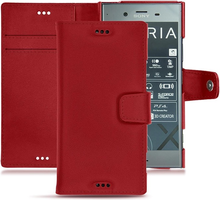 Noreve Lederschutzhülle Wallet (Sony Xperia XZ1)