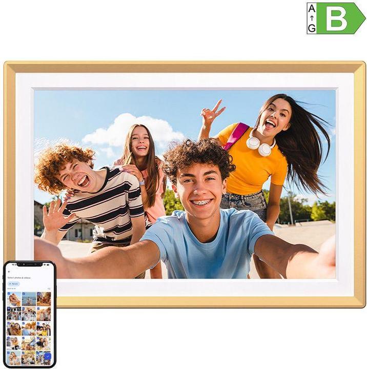 Arzopa Digital photo frame D14 Golden (gold) (14", 1920 x 1200 Pixel)