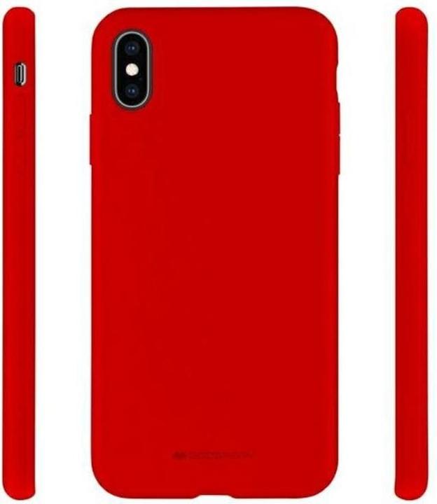 Image du produit Coque en silicone rouge liquide, pour iPhone 14 Pro Max, IP14PM-SLC-RED (Apple iPhone 14 Pro Max)