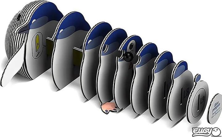 Actual product image Eugy Penguin