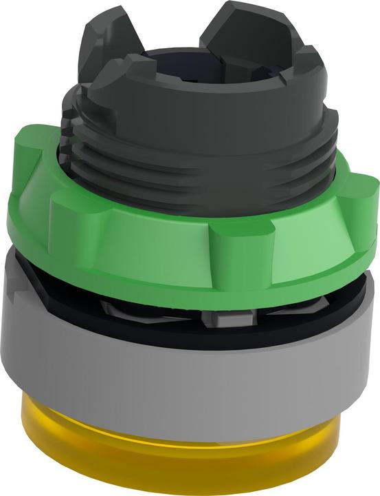 Actual product image Schneider Electric Illuminated pushbutton, front, protruding, ZB5AW183C0
