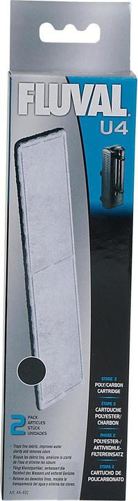 Image du produit Fluval Charbon actif poly U4 (130 l, Filtres internes, Eau douce, Eau salée)