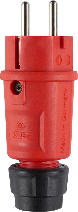 ABL Earthing contact plug 16A 250V Kst IP54 ger rt 16AKplastic screw terminal (CEE 7/7)