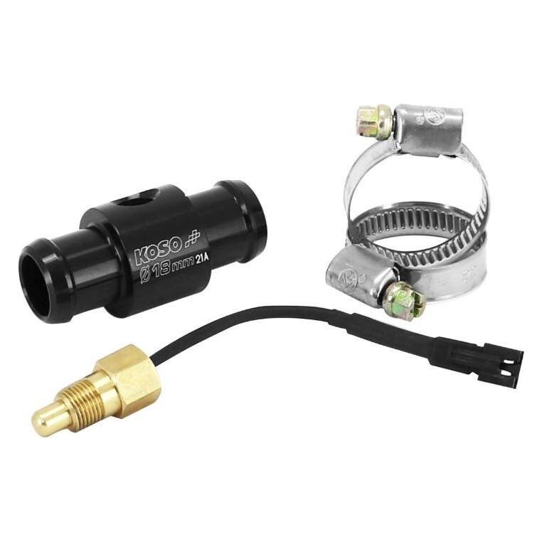 Koso Durite 18 Mm, Wasserkühlung Überwachung, Schwarz