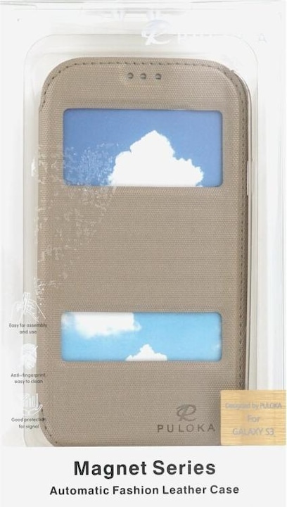 Immagine prodotto Puloka Custodia Flip per Samsung Galaxy S3 oro (Samsung Galaxy S III I9300)