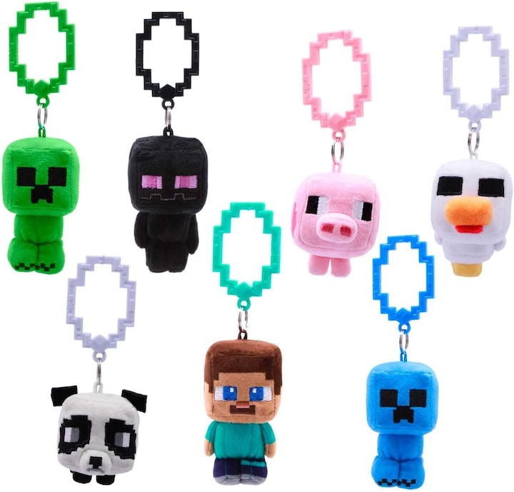 Actual product image Just Toys Minecraft Plush Hangers