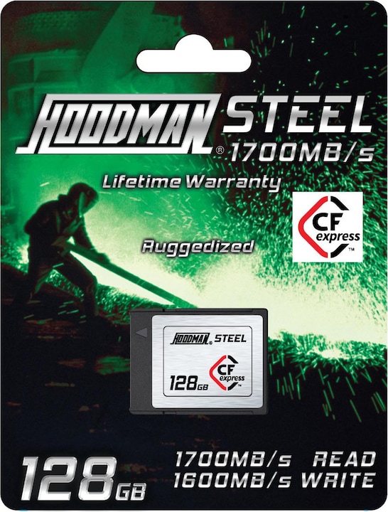 Image du produit Hoodman Carte CFexpress Type B 128GB 1700/1600MB/s (128 Go, CFexpress type B)