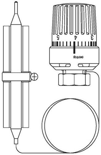 Actual product image Oventrop OV temperature controller capillary tube 2 m 20-50 degreesC