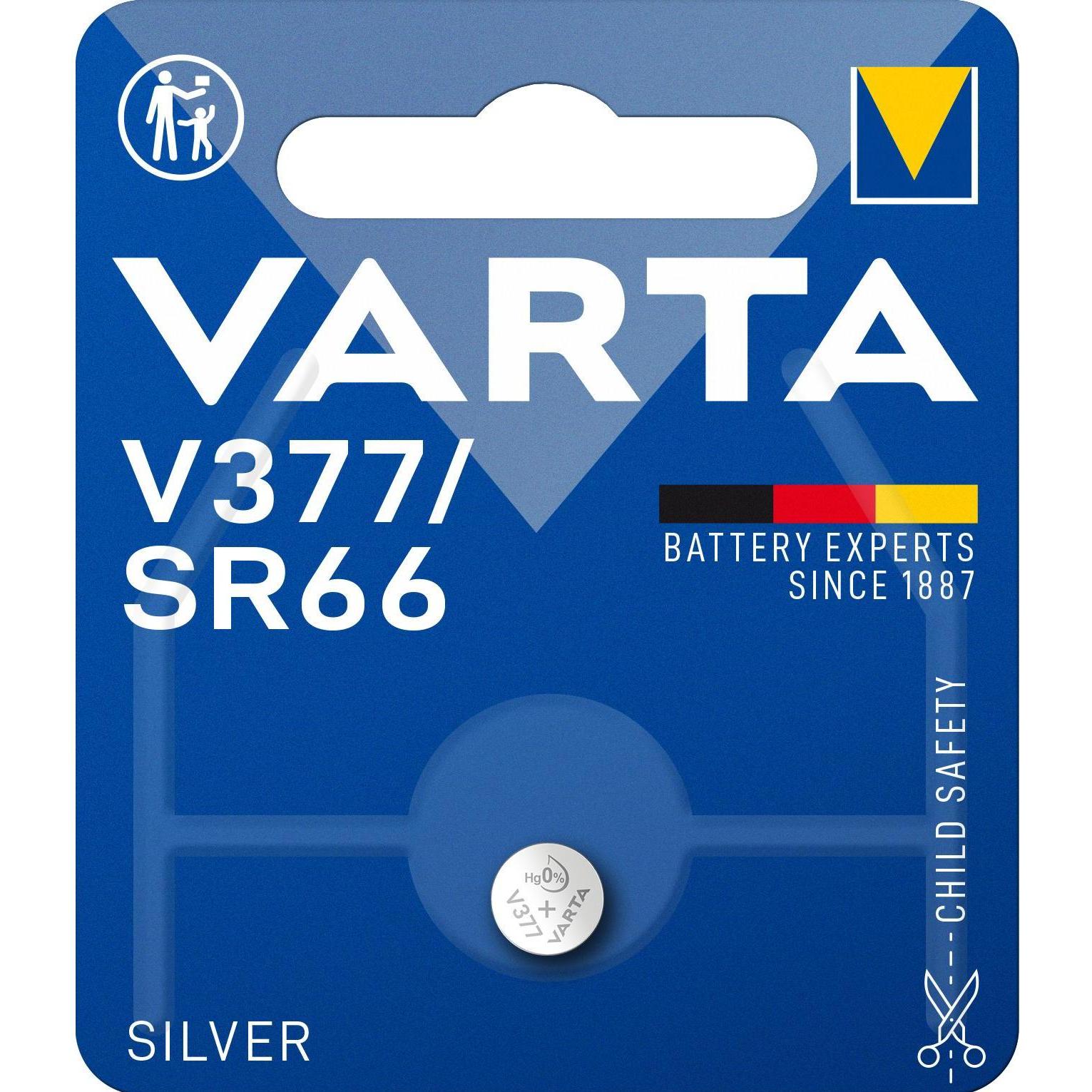 Varta Watch V377 (1 Stk., SR66, 21 mAh), Batterien + Akkus