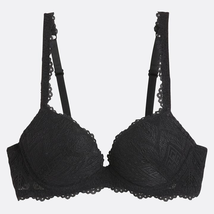 Produktbild La Redoute Collections Push-up-BH Lison aus Spitze (Einzelpack, 75 A)